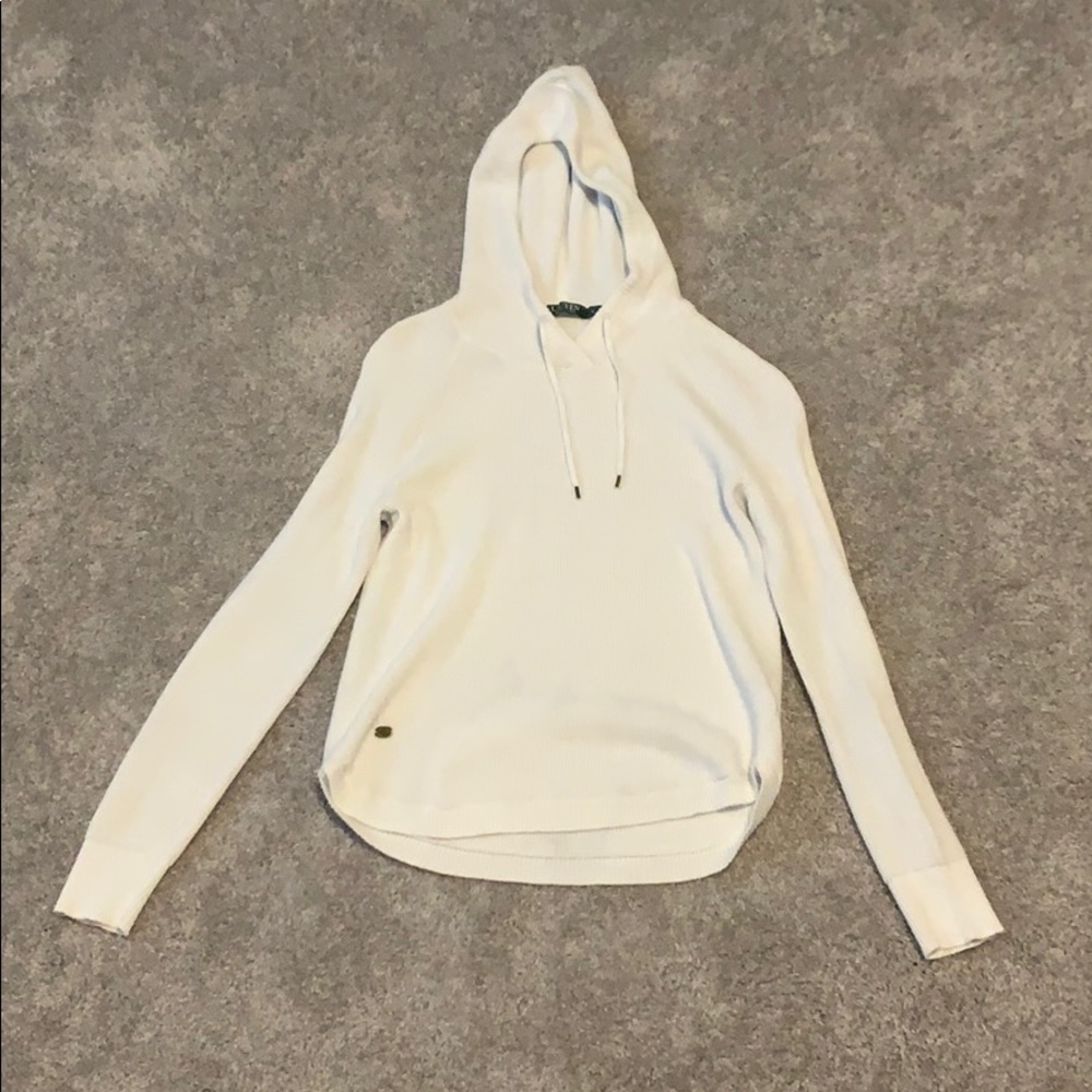 White hoodie